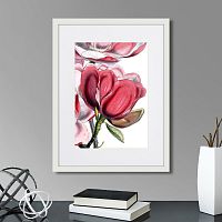 картина: himalaya plants pink-flower on white i, 1869г. в Череповце