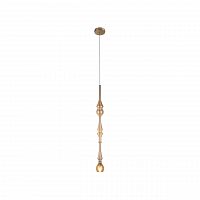 подвесной светильник crystal lux lux new sp1 d amber в Череповце