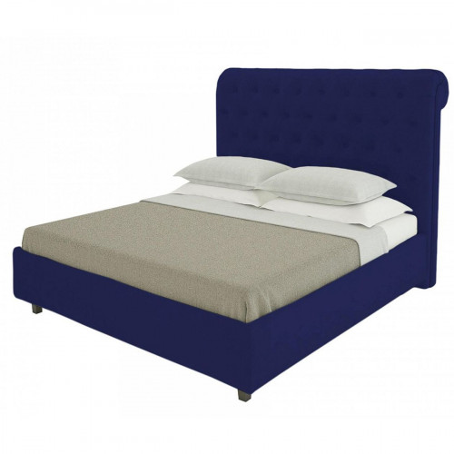кровать большая 200х200 sweet dreams синяя в Череповце
