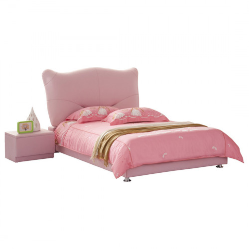 кровать pink leather kitty 90х200 в Череповце