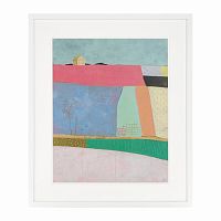 постер patchwork fields разноцветный в Череповце
