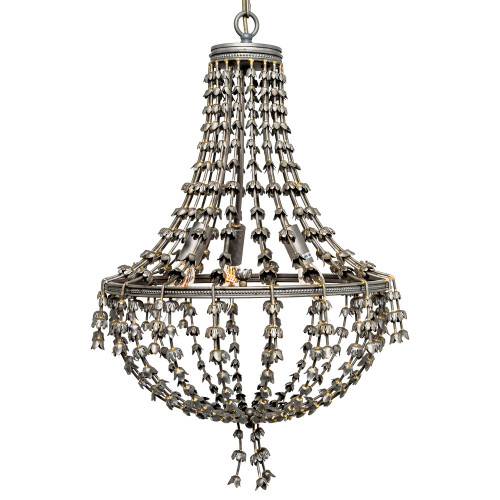 люстра «адела» темное серебро с золотистыми деталями в Череповце