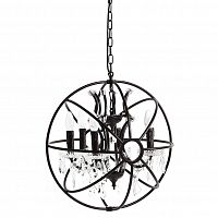 люстра foucault orb crystal vol. viii чёрная, прозрачная в Череповце