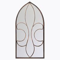 зеркало-окно большое с лилией бронзовый антик флореаль в Череповце