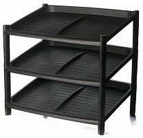 этажерка для обуви элит, 3 полки полимербыт в Череповце