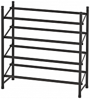 unistor avenue четырехярусная этажерка для обуви раздвижная, 4-х ярусная полка подставка для обуви напольная в Череповце