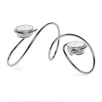 подсвечник металлический на 2 свечи для чайных свечей t-loop, 14,3 см в Череповце