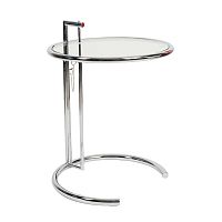 стол журнальный eileen gray style cocktail table e-1027 прозрачный в Череповце