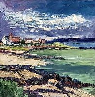 картина маслом деревня у моря в Череповце