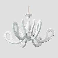 потолочная светодиодная люстра ambrella light orbital classic fk81/6 wh 292w d640 белая в Череповце