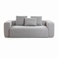 диван blok sofa 2 светло-серый от la forma (ex julia grup) в Череповце