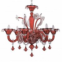 подвесная люстра ideal lux ca vendramin sp6 rosso в Череповце