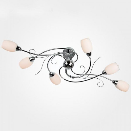 потолочная люстра eurosvet саванна 70036/6 хром в Череповце