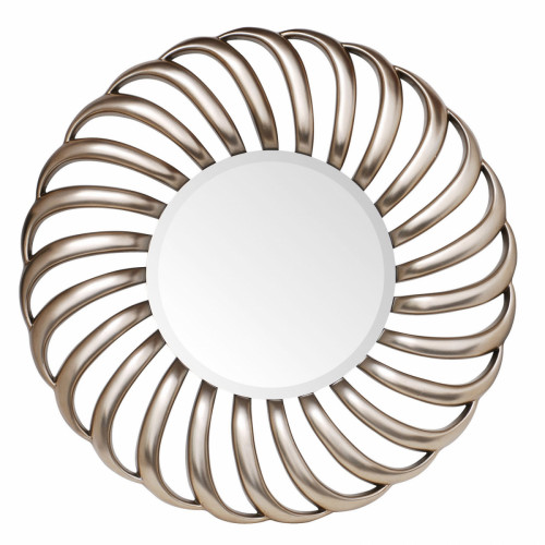 зеркало круглое большое золотое в резной раме flun round в Череповце