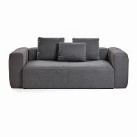 диван blok sofa 2 темно-серый от la forma (ex julia grup) в Череповце