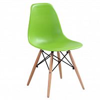 стул деревянный pc-015 зеленый (eames style) в Череповце