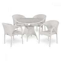 комплект плетеной мебели white на 4 персоны в Череповце