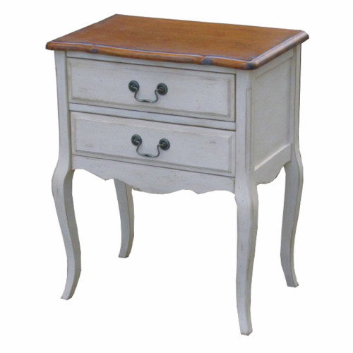 прикроватная тумба mobilier de maison белая, коричневая в Череповце
