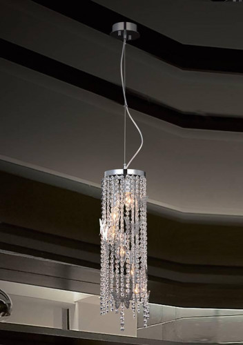 подвесной светильник crystal lux bloom sp chrome в Череповце