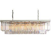 люстра odeon l120 серая(металлик), прозрачное стекло в Череповце