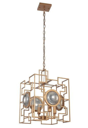 подвесная люстра crystal lux cuento sp4 gold в Череповце